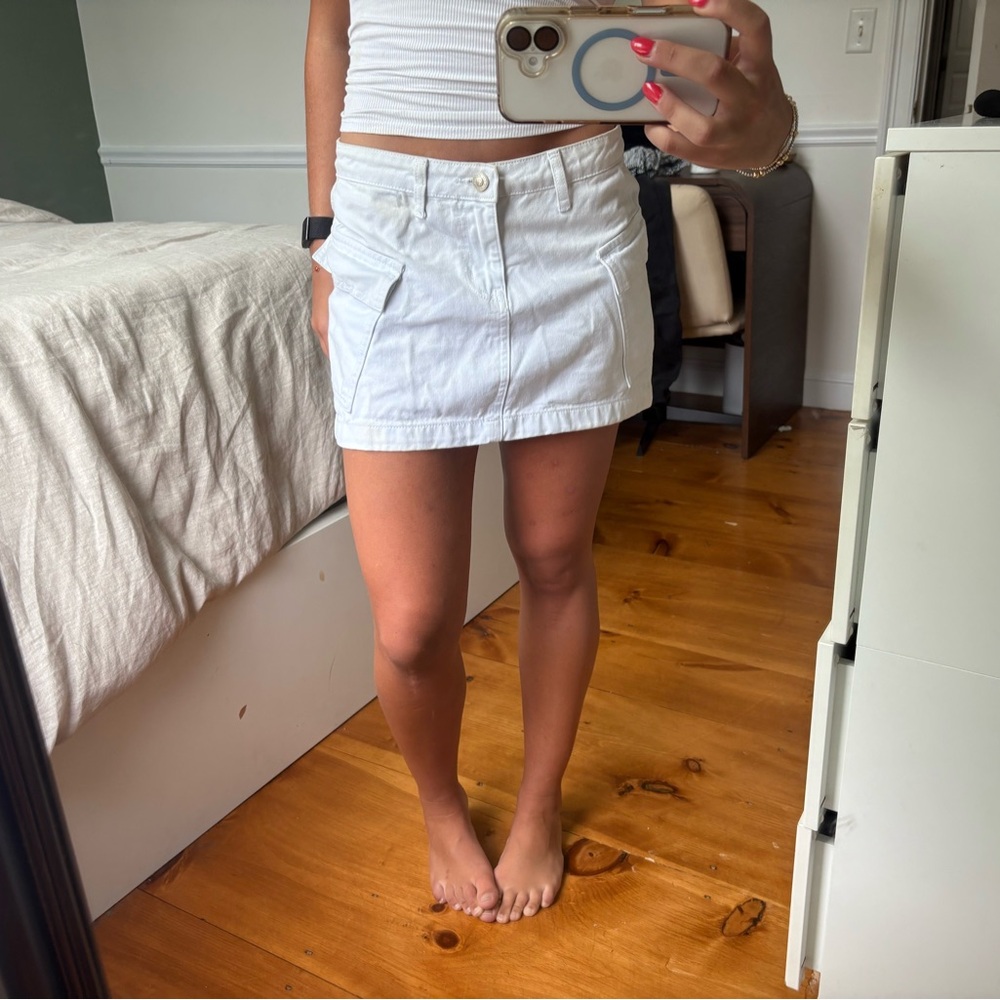 Princess Polly White Mini Skirt